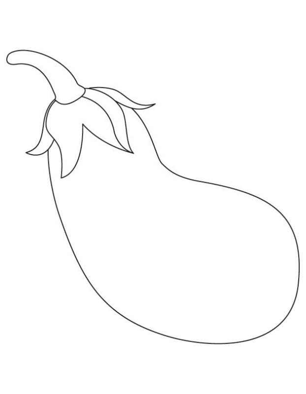 Баклажан рисунок