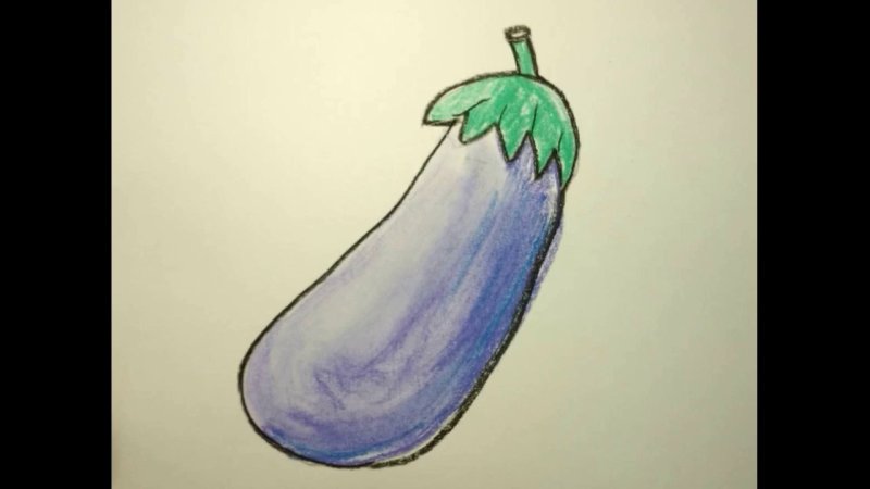 Баклажан для срисовки