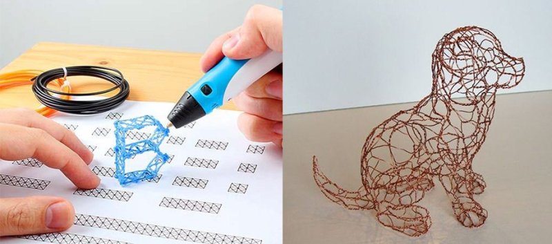 рисование 3д ручкой