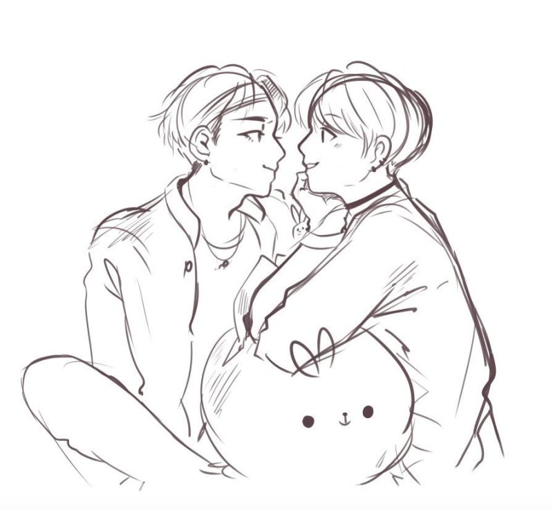 БТС Vkook Art 18 +