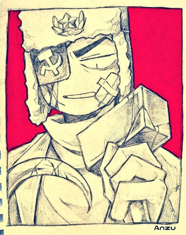 Россия арт Countryhumans