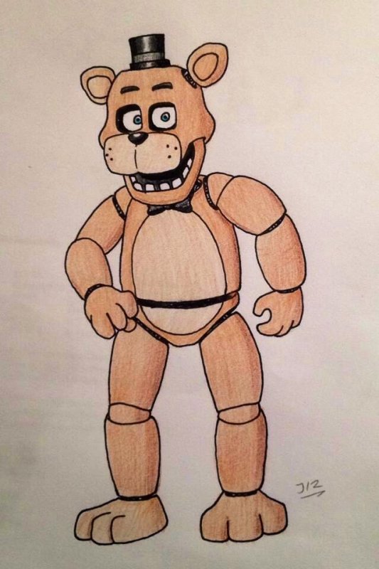 Фредди для срисовки