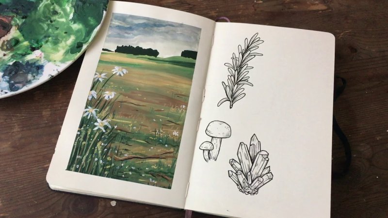 Рисунки для скетчбука