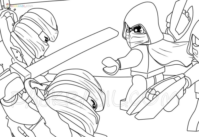 Раскраски LEGO Ninjago