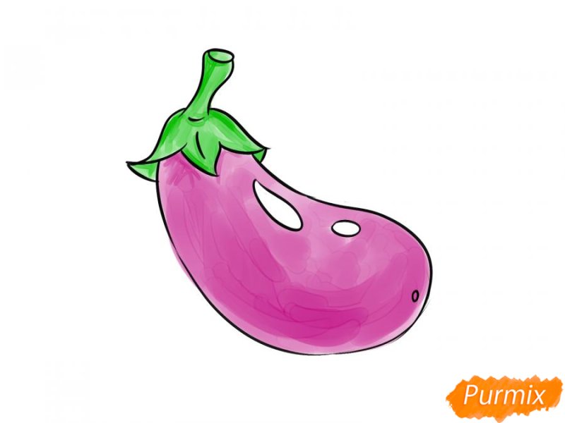 Баклажан рисунок