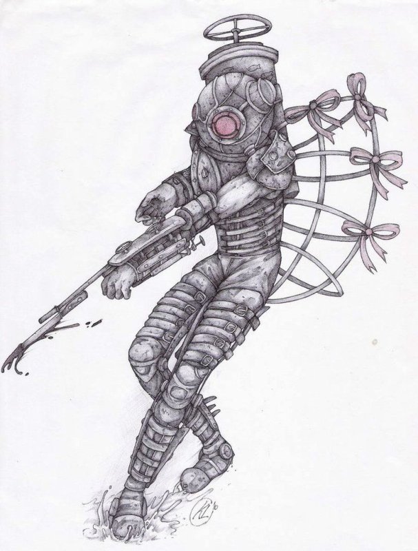 Bioshock рисунки