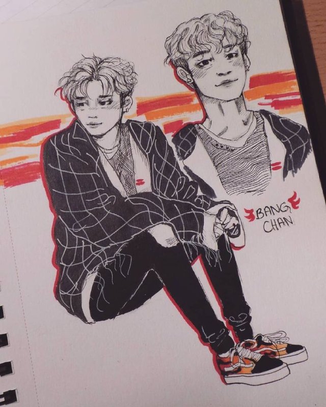 Stray Kids чанбин арт