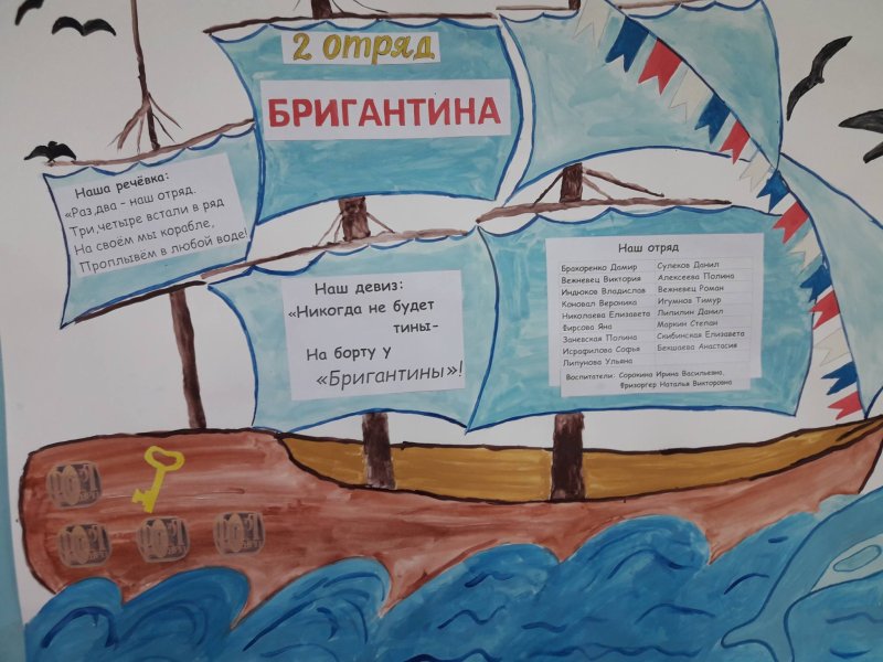 Девиз отряда Бригантина
