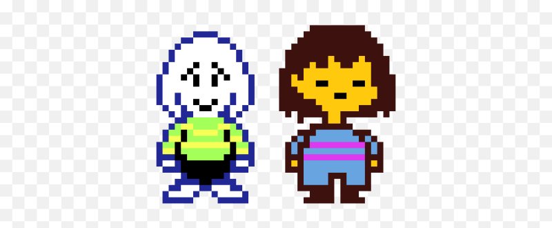 Undertale пиксель арт