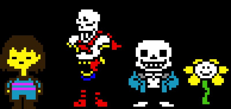 Undertale пиксель