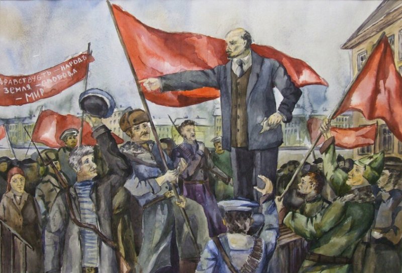Революция октябрь 1917