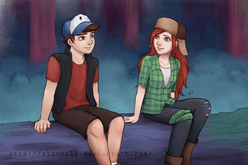 Gravity Falls Диппер и Венди