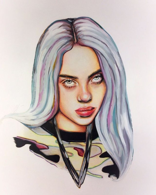 Билли Айлиш портрет