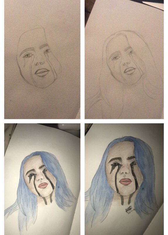 Billie Eilish портрет