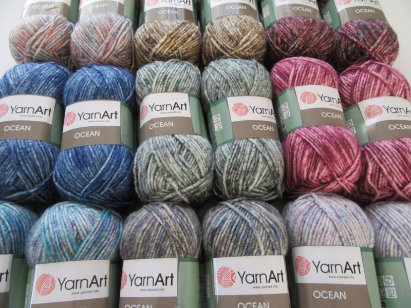 YARNART Shetland палитра
