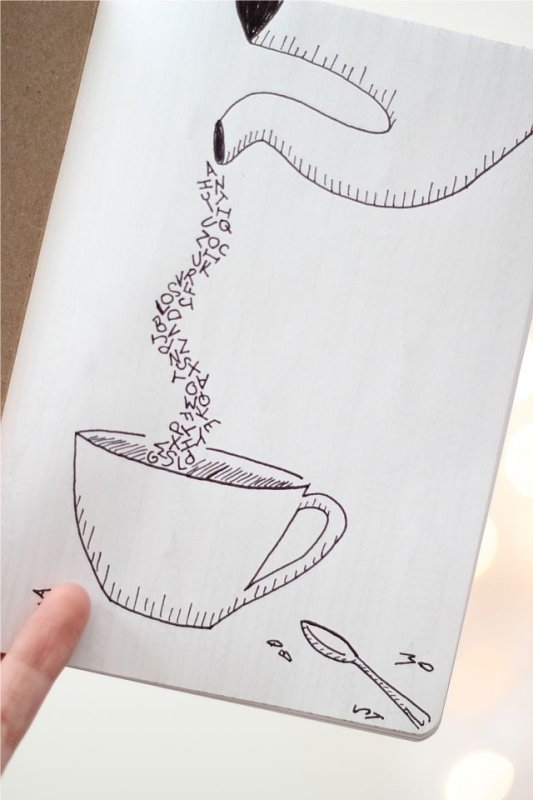 Лёгеие ресунки дляскетчбука