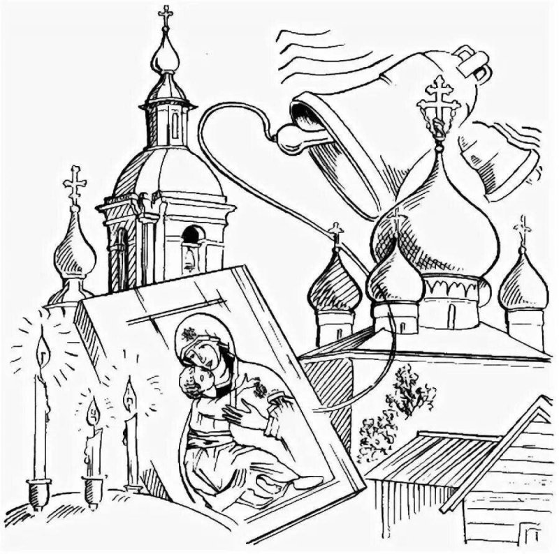 Рисунки на православную тему для детей