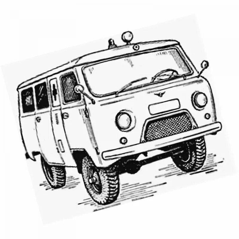 Раскраска УАЗ 3303