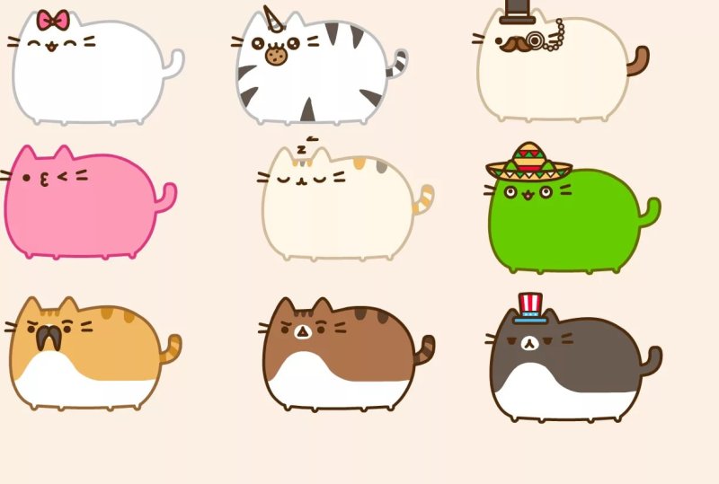 Рисунки для срисовки котики