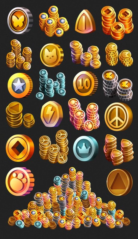 Монеты из игр