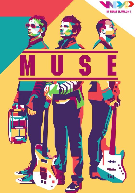 Группа Muse Постер