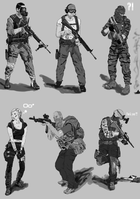 Концепт-арты DAYZ