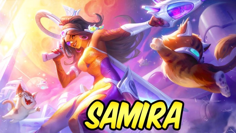 Самира арт League of Legends