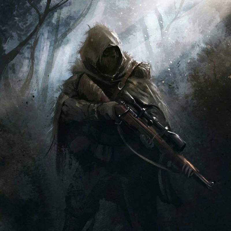 Сталкер наёмники арт аниме