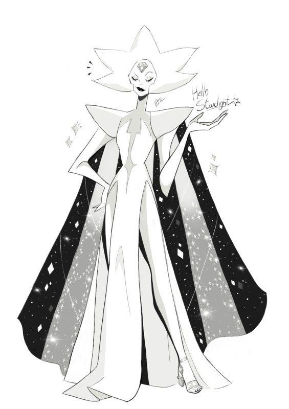 White Diamond Steven Universe Art