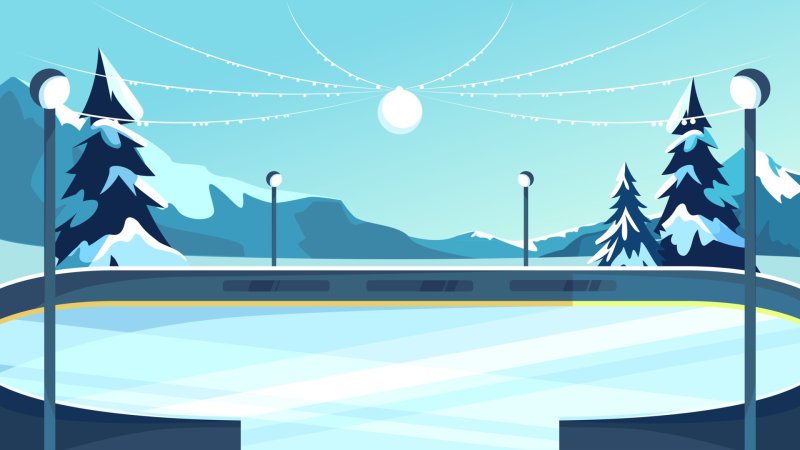 Фон с катком