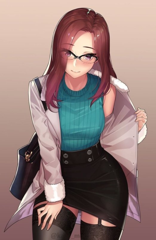 Okuzumi Yuiko училка аниме