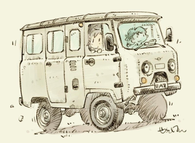 УАЗ 452 Буханка раскраска