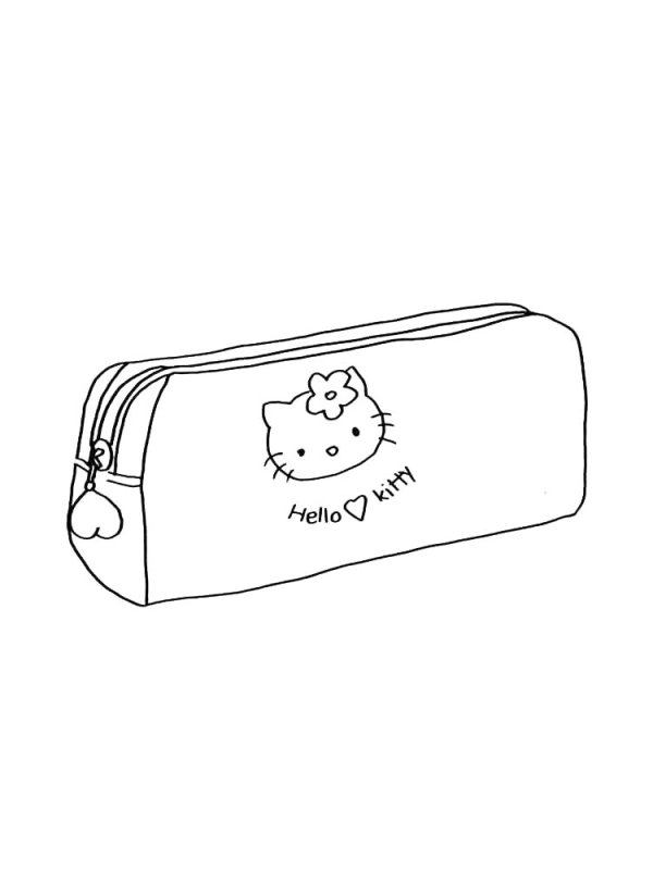 Пенал раскраска