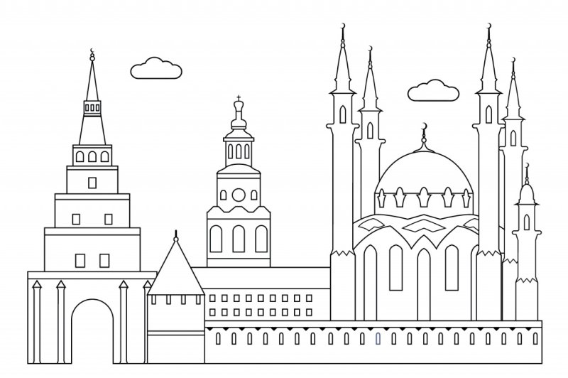 Казанский Кремль, кул Шариф, башня Сююмбике