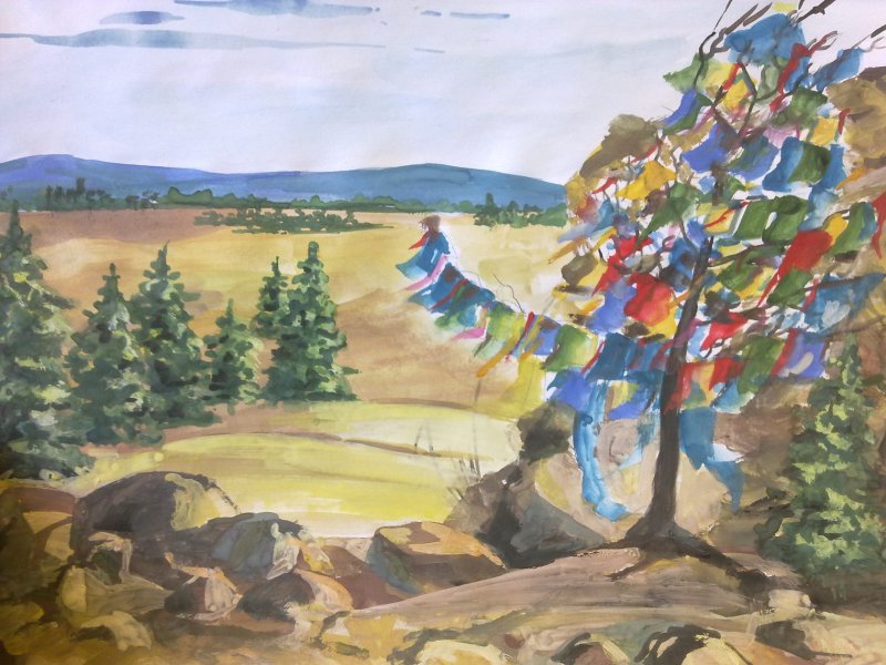 Природа Забайкалья рисунки
