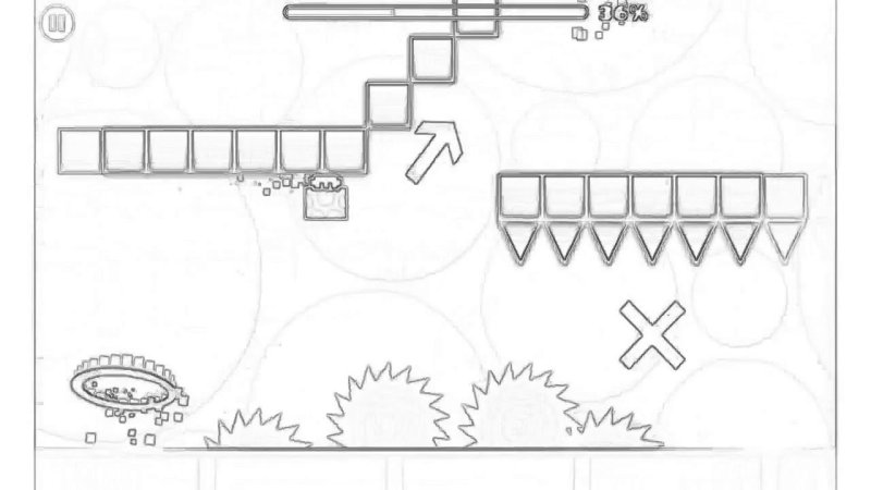 Раскраски Geometry Dash 2.2
