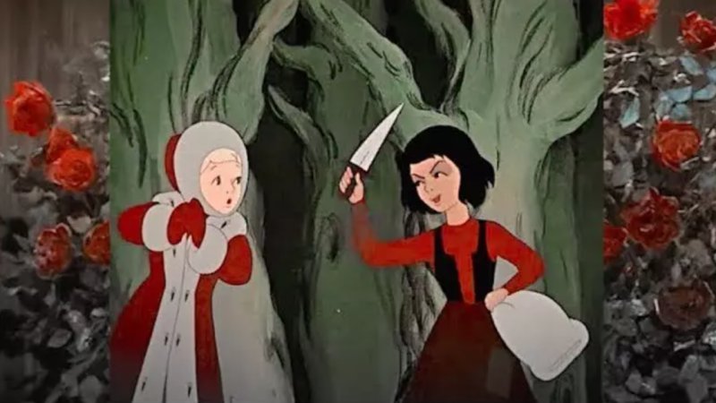 Снежная Королева мультфильм 1957 разбойница