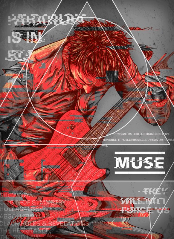Постер Matthew Bellamy (Muse)