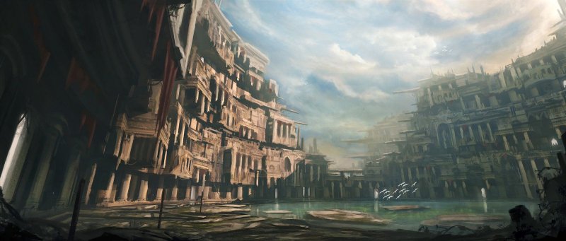 Разрушенный город