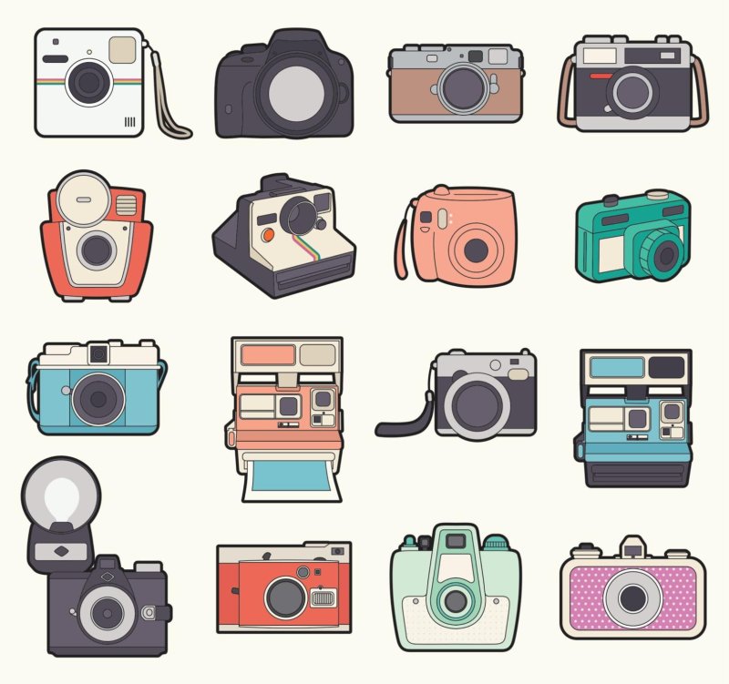 Стикеры для распечатки фотоаппарат