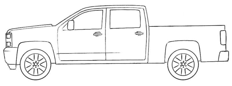 Chevrolet Silverado Coloring