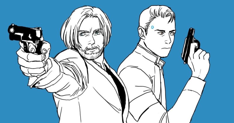 Detroit become Human раскраска
