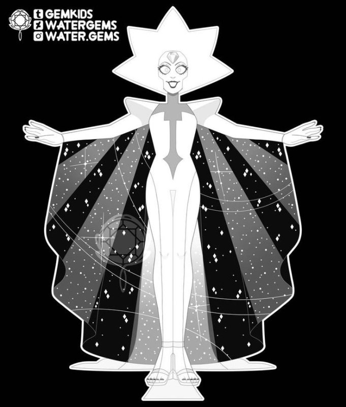 Белый алмазом из Стивена