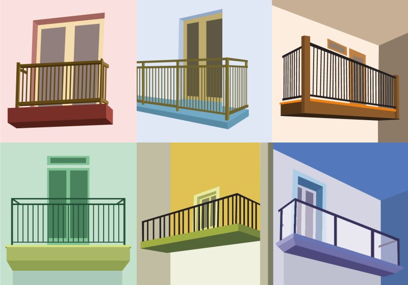 Балкон рисунок
