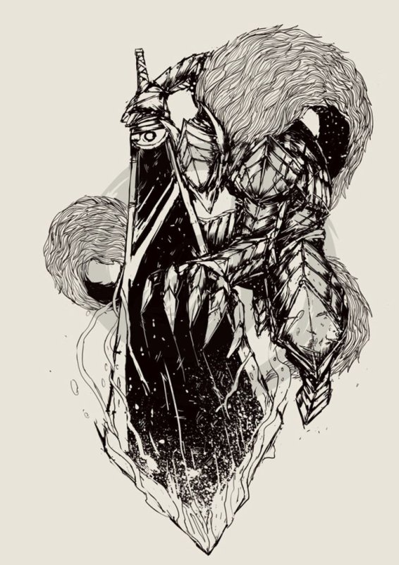 Эскизы тату Берсерк Гатс