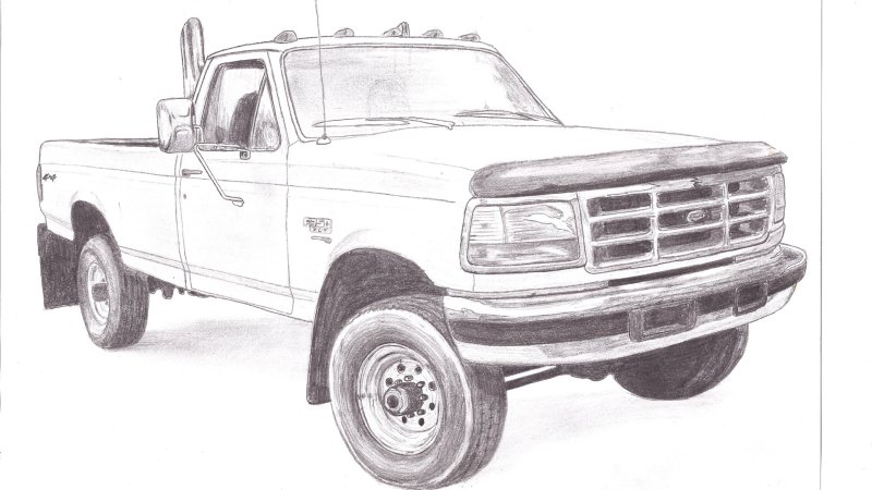 Ford f350 чертежи