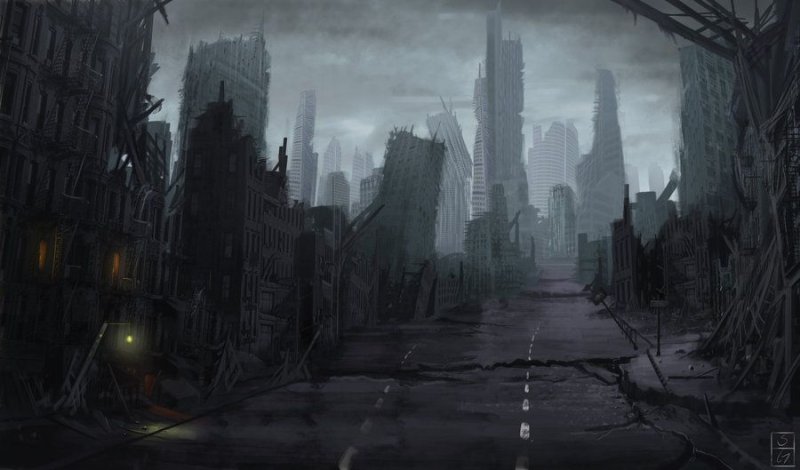 Мрачный город