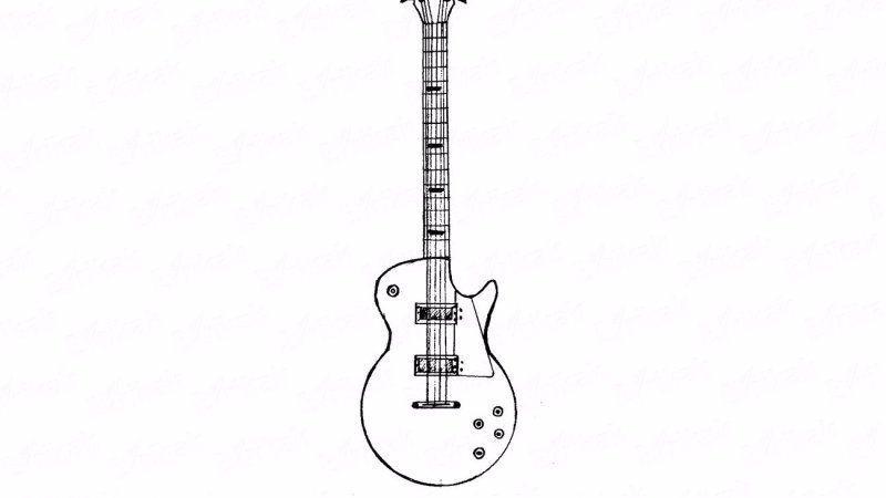 рисунки гитара