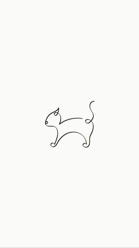 Кот Минимализм