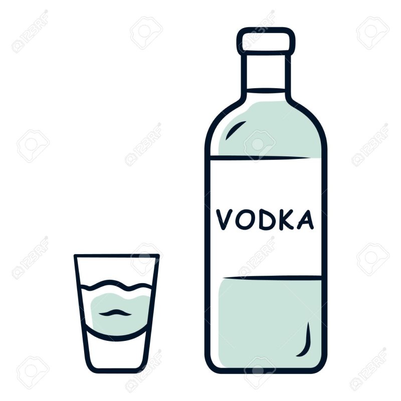 Стикер водка